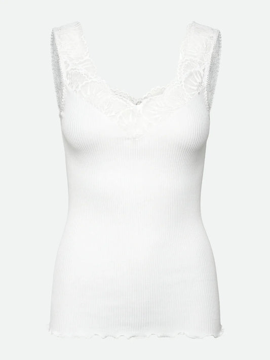 Rosemunde | RWBeatha SL Lace Top| New White