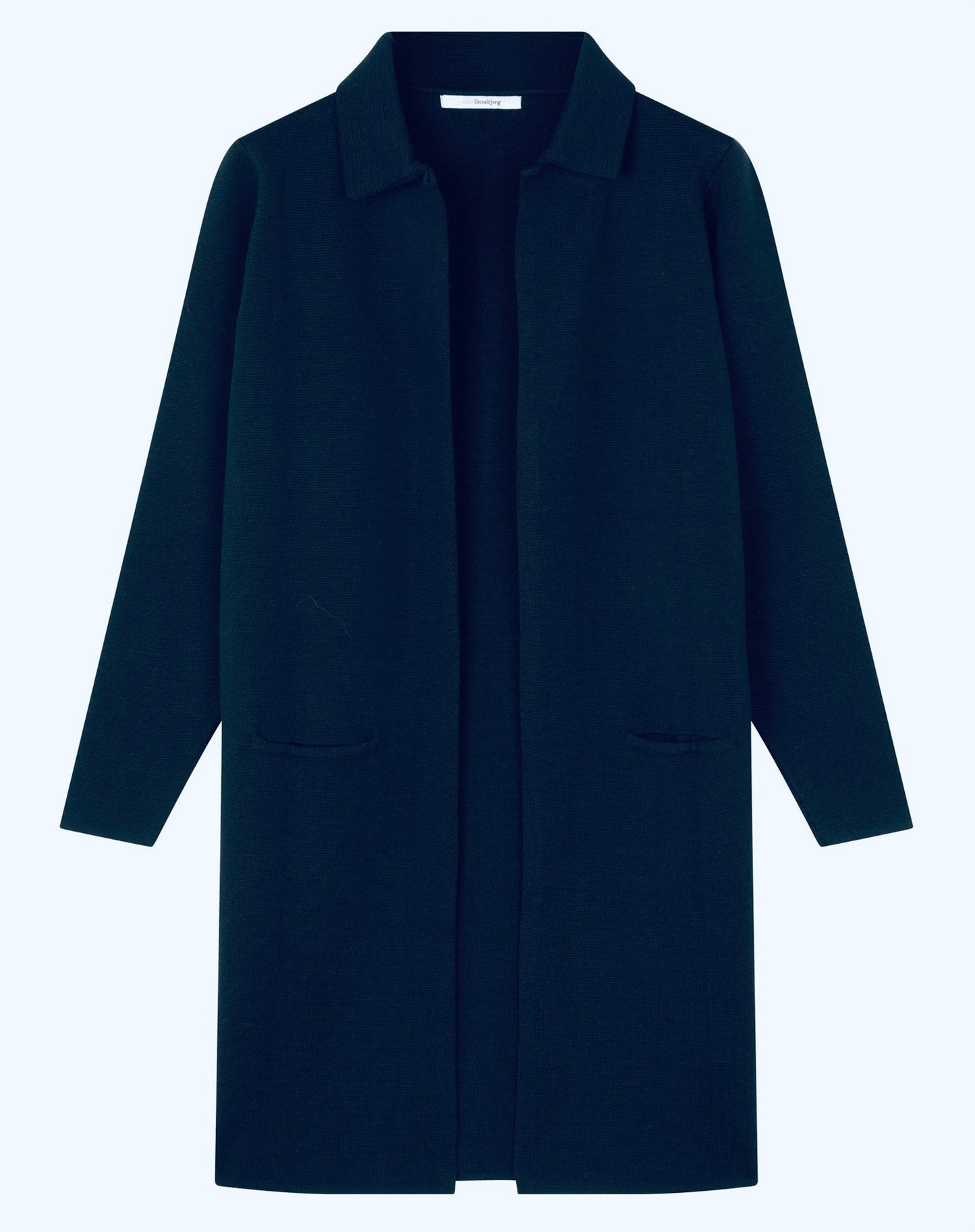 SibinLinnebjerg Cardigan | Ivy | Merino Wool Mix | Navy