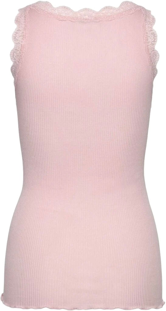 RMWBalta Rosemunde Top | Balta Modal Lace V-neck Top | Almond Blossom