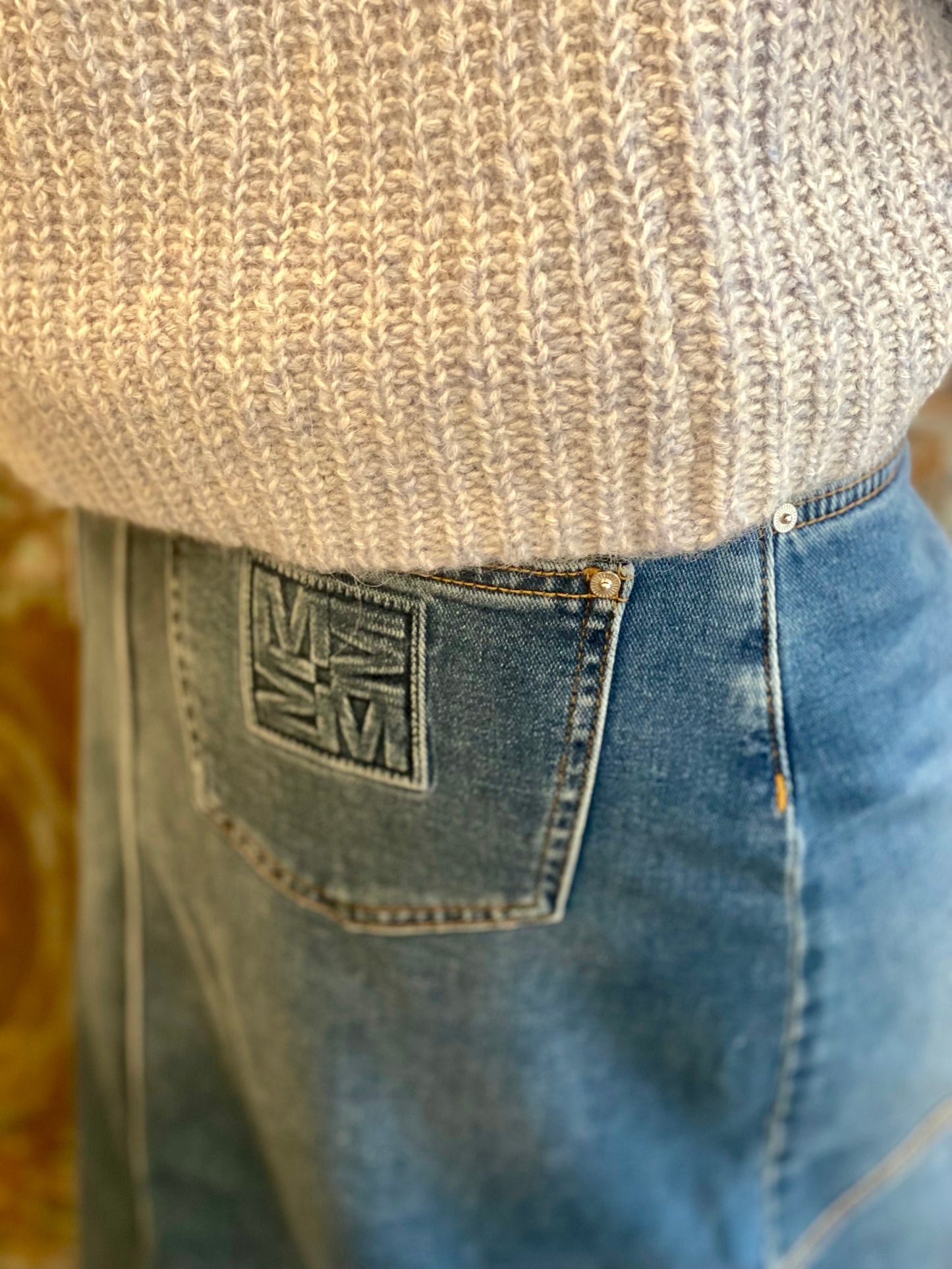 Mos Mosh Skirt | MMJanet Shane | Blue