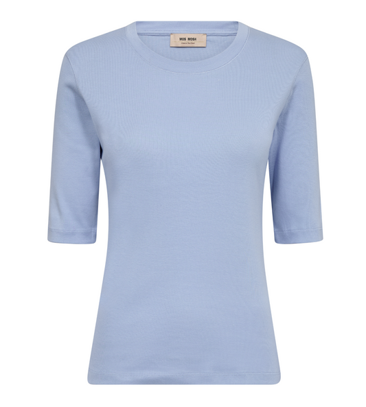 MOS MOSH | MMMali O-neck 3/4 ærmer| Blue